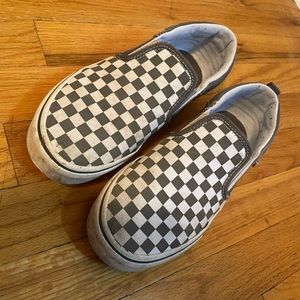 Grey and white vans